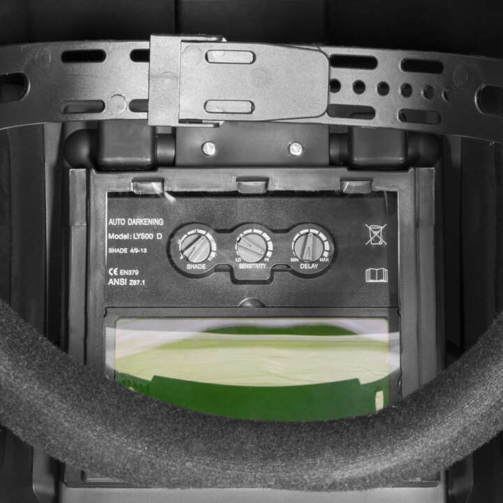 Güde Automatischer Schweißhelm GSH-K mit Kombi-Klappfunktion